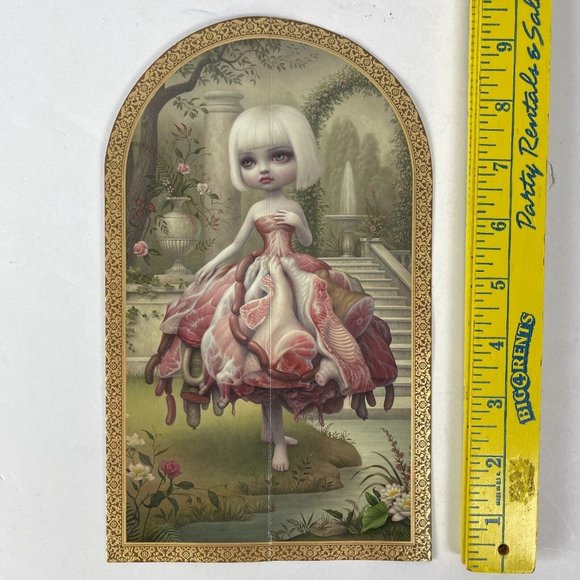 Mark Ryden The Gay 90s Tri-Panel Stand Invitation 2010 Paul Kasmin Gallery NYC - Picture 4 of 10
